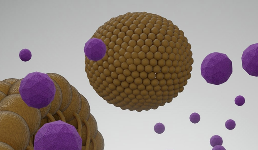 Nanoparticles releasing drug