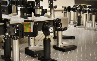 This is an image of the laser configuration in the Section for High Resolution Optical Imaging