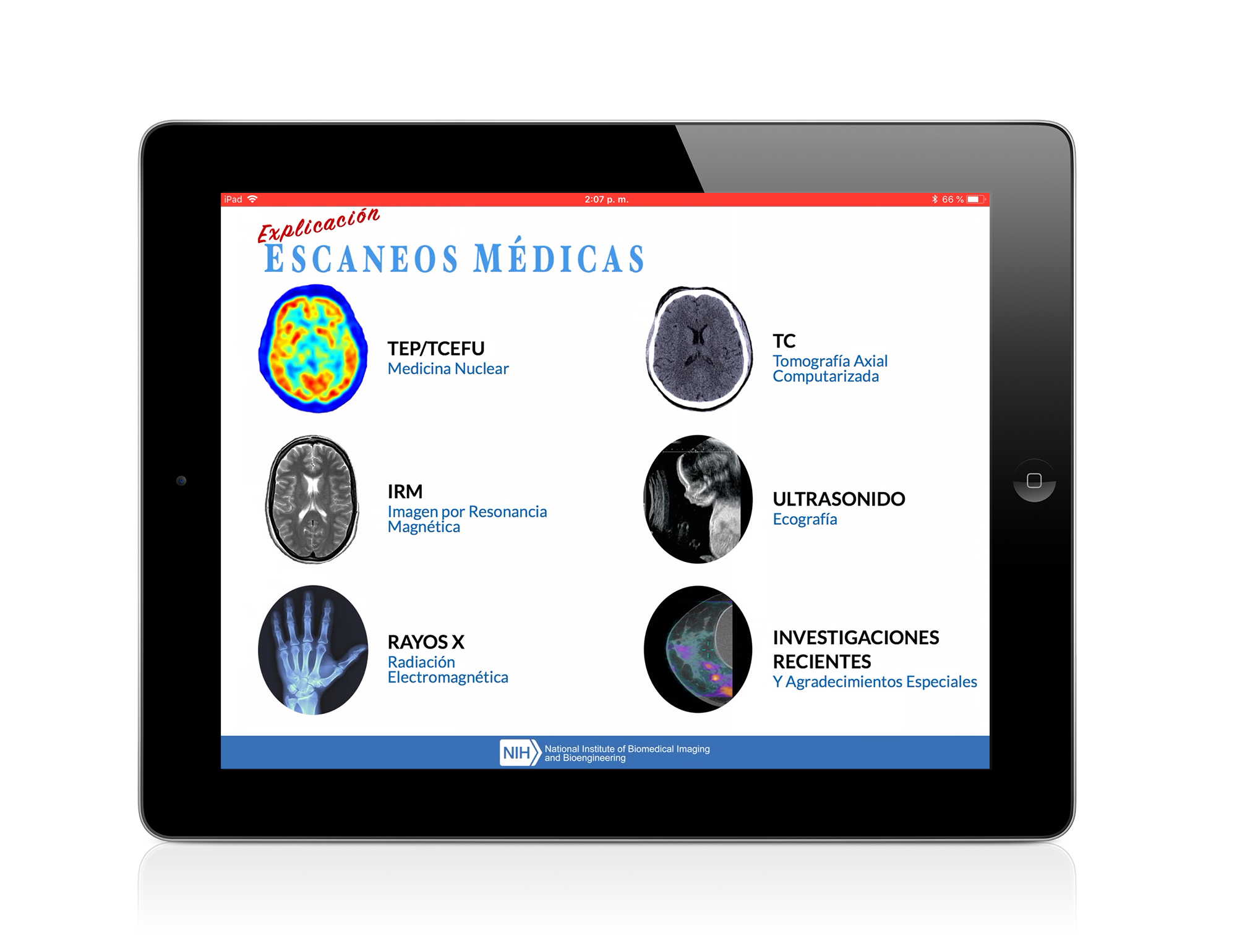 imagen del iPad App de Imágenes Médicas