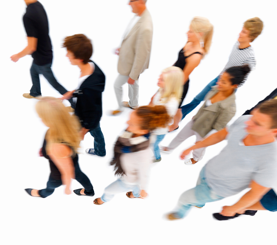 people in motion